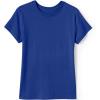 Lands’ End School Uniform Girls Short Sleeve Essential T-Shirt(Cobalt)
