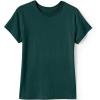 Lands’ End School Uniform Girls Short Sleeve Essential T-Shirt(Evergreen)