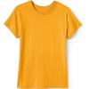Lands’ End School Uniform Girls Short Sleeve Essential T-Shirt(Racing Yellow)