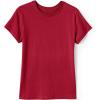Lands’ End School Uniform Girls Short Sleeve Essential T-Shirt(Red)