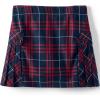Lands’ End School Uniform Girls Side Pleat Plaid Skort Above Knee(Classic Navy Large Plaid)