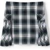 Lands’ End School Uniform Girls Side Pleat Plaid Skort Above Knee(White Plaid)