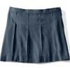 Lands’ End School Uniform Girls Solid Box Pleat Skirt Above Knee(Classic Navy)