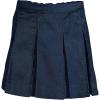 Lands’ End School Uniform Girls Solid Box Pleat Skirt Top of Knee(Academic Classic Navy)