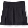 Lands’ End School Uniform Girls Solid Box Pleat Skirt Top of Knee(Black)