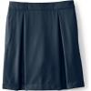 Lands’ End School Uniform Girls Solid Pleated Skort Top of Knee(Classic Navy)