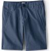 Lands’ End School Uniform Girls Stretch Chino Bermuda Shorts(Classic Navy)