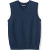 Lands’ End School Uniform Kids Cotton Modal Sweater Vest(Classic Navy)