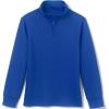 Lands’ End School Uniform Kids Quarter Zip Pullover(Cobalt)