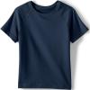Lands’ End School Uniform Kids Short Sleeve Active Tee(Classic Navy)