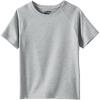 Lands’ End School Uniform Kids Short Sleeve Active Tee(Gray Heather)