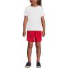 Lands’ End School Uniform Kids Short Sleeve Active Tee(White)