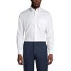Lands’ End School Uniform Men’s Long Sleeve No Iron Pinpoint Dress Shirt(White)