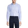 Lands’ End School Uniform Men’s Long Sleeve Oxford Dress Shirt(Blue Stripe)