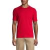 Lands’ End School Uniform Men’s Short Sleeve Active Tee(Red)