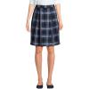 Lands’ End School Uniform Women’s Plaid Skort Top of Knee(Classic Navy Plaid)