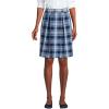 Lands’ End School Uniform Women’s Plaid Skort Top of Knee(Clear Blue Plaid)