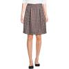 Lands’ End School Uniform Women’s Plaid Skort Top of Knee(Gray Heather/Maroon Plaid)