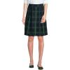 Lands’ End School Uniform Women’s Plaid Skort Top of Knee(Hunter/Classic Navy Plaid)