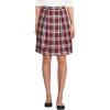 Lands’ End School Uniform Women’s Plaid Skort Top of Knee(Red/Graphite Plaid)