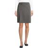Lands’ End School Uniform Women’s Ponte Button Front Skort(Charcoal Heather)