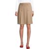 Lands’ End School Uniform Women’s Ponte Button Front Skort(Khaki)