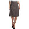 Lands’ End School Uniform Women’s Solid A-line Skirt Below The Knee(Gray)