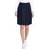 Lands’ End School Uniform Women’s Solid Pleated Skort Top of Knee(Classic Navy)