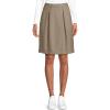 Lands’ End School Uniform Women’s Solid Pleated Skort Top of Knee(Khaki)