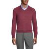Lands’ End School Uniform Young Men’s Cotton Modal V-Neck Sweater(Burgundy)