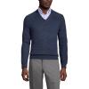 Lands’ End School Uniform Young Men’s Cotton Modal V-Neck Sweater(Classic Navy)