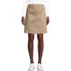 Lands’ End School Uniform Young Women’s Blend Chino Skort Above Knee(Khaki)