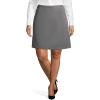 Lands’ End School Uniform Young Women’s Blend Chino Skort Top of Knee(Arctic Gray)