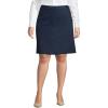 Lands’ End School Uniform Young Women’s Blend Chino Skort Top of Knee(Classic Navy)