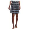 Lands’ End School Uniform Young Women’s Plaid Box Pleat Skirt Top of The Knee(Classic Navy Plaid)
