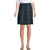 Lands’ End School Uniform Young Women’s Plaid Box Pleat Skirt Top of The Knee(Hunter/Classic Navy Plaid)