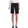 Lands’ End School Uniform Young Women’s Plain Front Blend Chino Shorts(Black)