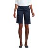 Lands’ End School Uniform Young Women’s Plain Front Blend Chino Shorts(Classic Navy)