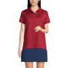 Lands’ End School Uniform Young Women’s Short Sleeve Rapid Dry Polo Shirt(Garnet)