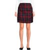 Lands’ End School Uniform Young Women’s Side Pleat Plaid Skort Above The Knee(Classic Navy Large Plaid)