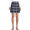 Lands’ End School Uniform Young Women’s Side Pleat Plaid Skort Above The Knee(Classic Navy Plaid)
