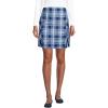 Lands’ End School Uniform Young Women’s Side Pleat Plaid Skort Above The Knee(Clear Blue Plaid)