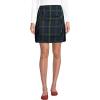 Lands’ End School Uniform Young Women’s Side Pleat Plaid Skort Above The Knee(Plaid Hunter/Classic Navy)