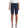 Lands’ End School Uniform Young Women’s Stretch Chino Bermuda Shorts(Classic Navy)