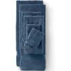 Lands’ End Supima Towel Deep Sea Navy 6 Piece Towel Set(Bering Sea Blue)