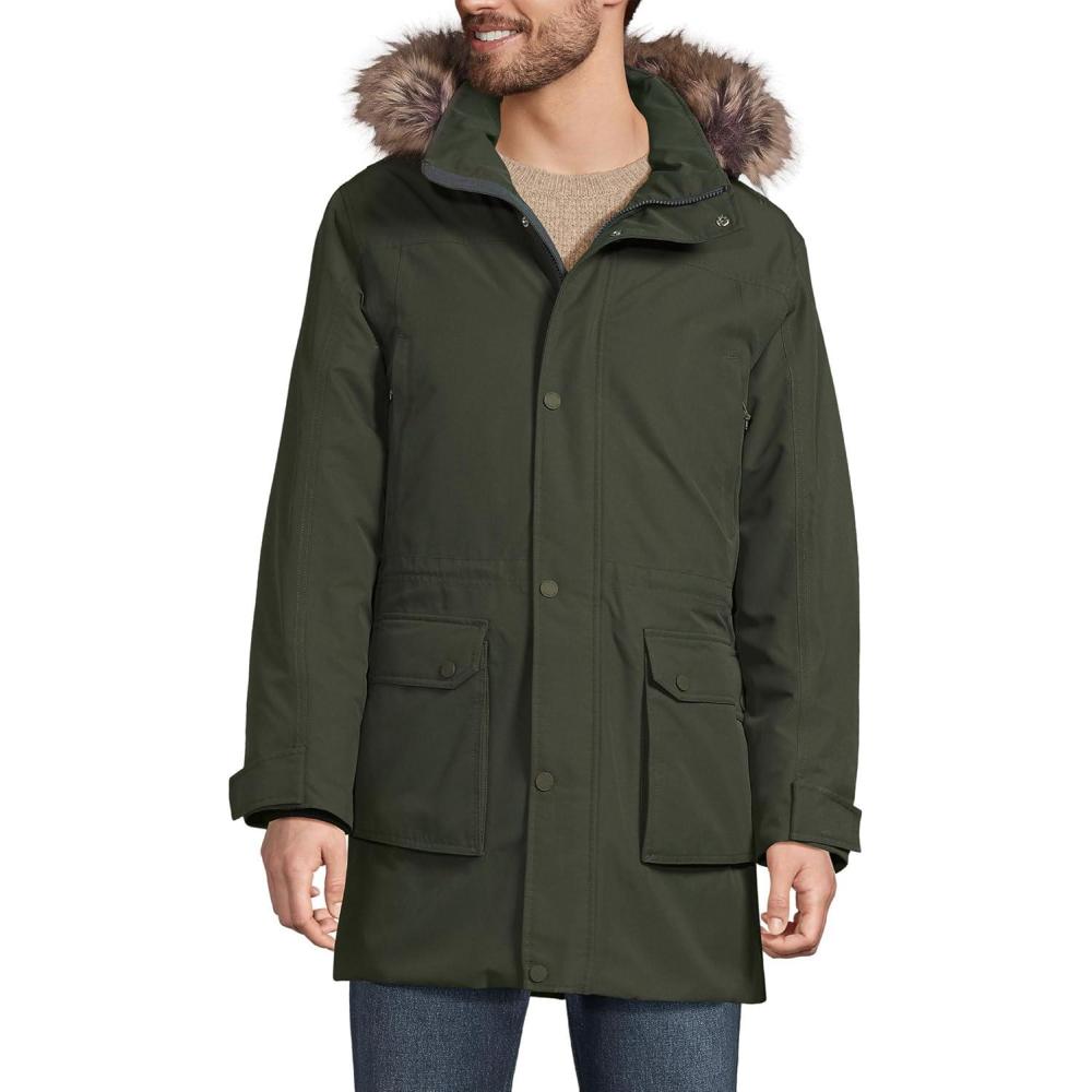 imageLands End Mens Expedition Winter ParkaDarkest Olive