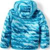 Lands’ End Big Kids Reversible Jacket(Turquoise Blue Print)