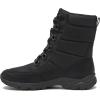 Lands’ End Expedition Max Insulated Winter Boots for Men, Waterproof Mens Snow Boots, Medium or Wide Width Men’s Shoes Size 8 to 13, Black or Brown(Black)