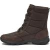 Lands’ End Expedition Max Insulated Winter Boots for Men, Waterproof Mens Snow Boots, Medium or Wide Width Men’s Shoes Size 8 to 13, Black or Brown(Dark Brown)