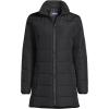 Lands’ End Women’s Squall Waterproof Insulated 3 in 1 Winter Parka(Black)